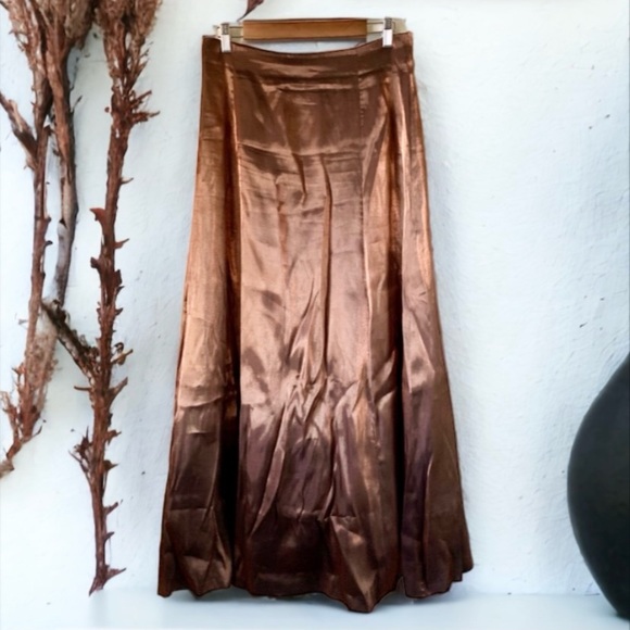 Patra Dresses & Skirts - Patra Copper Full Maxi Skirt Size 12